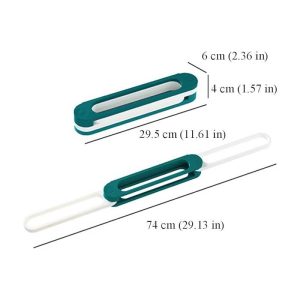 نگهدارنده دمپایی دیواری 3 تایی تاشو