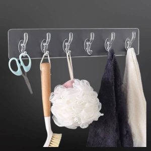 آویز دیواری چسبی 6 شاخه