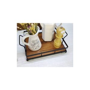 سبد پذیرایی مربع تسمه ای مدل خوش