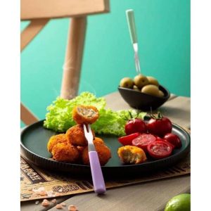 زیتون خوری 6 عددی دسته پلاستیکی