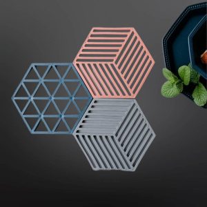 زیر لیوانی سیلیکونی 3 عددی