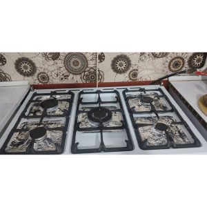 فویل قالبی اجاق گاز مربع 5 عددی