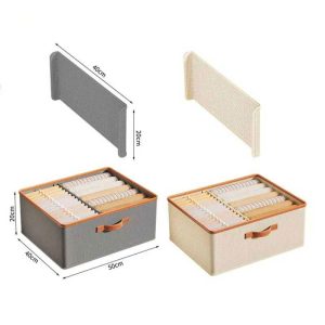 باكس لباس 2 خانه قابل تنظيم