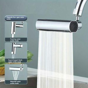 سر شیر آب ظرفشویی 4 حالته مدل آبشاری