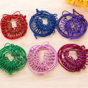 طناب رخت کشی گیره دار