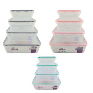 ظرف فریزری 4 تیکه مدل نیلا