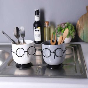 گلدان پلاستیکی عینکی