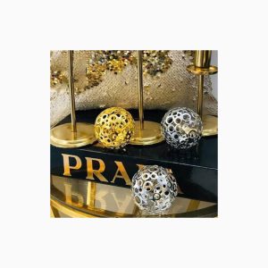 گوی فلزی دکوری لوکس