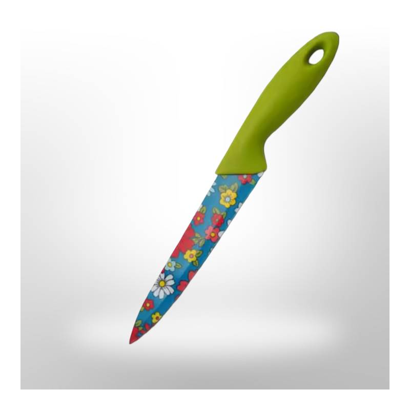 چاقو 3 تایی گل دار
