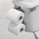 آویز حوله و دستمال کابینتی دوتایی