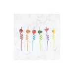 نی نوشیدنی فانتزی مارپیچ 6 عددی