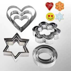 قالب شیرینی طرح دار 12 عددی