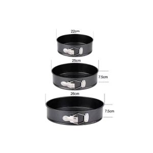 قالب کیک کمربندی 3 عددی گرد