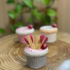 جای خلال دندان کاپ کیک