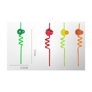 نی نوشیدنی فانتزی مارپیچ 6 عددی