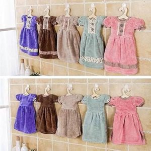 حوله آشپزخانه طرح لباس کودک