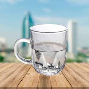 لیوان شیشه ای 6 عددی منصور