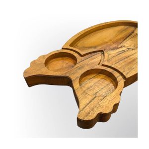 اردو خوری چوبی مدل جغد