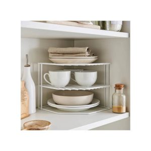 استند طبقاتی داخل کابینت گوشه ای