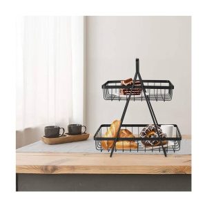 سبد میوه دو طبقه کوچک