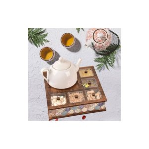 جعبه تی بگ 5 خانه وارمردار مربع