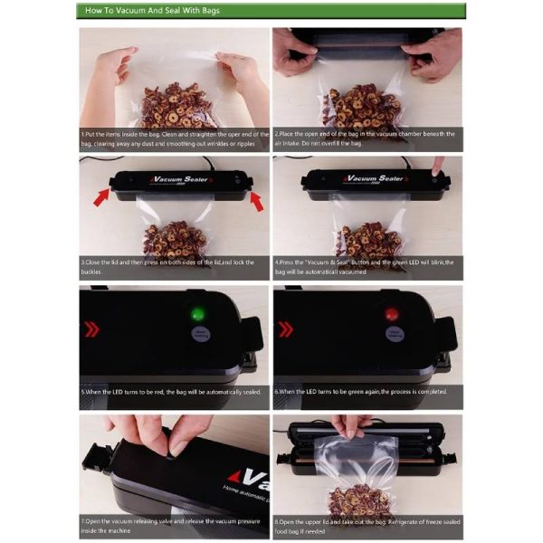 خرید دستگاه پلمپ کیسه فریزر vacuum sealer