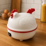 خرید تخم مرغ پز برقی طرح مرغ مدل کاکلی