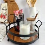 سینی پذیرایی گرد تسمه 6145