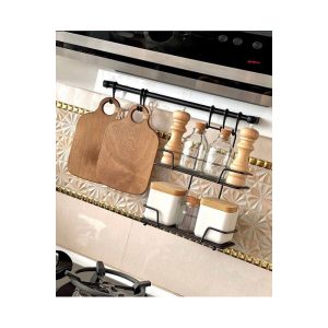 استند جا ادویه دو طبقه دسته دار رومیزی