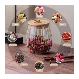 بانکه شیشه ای مدل اطلس