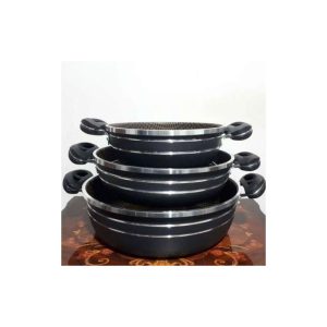 تابه سه عددی دو دسته طرح تفلون