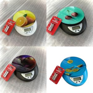 ترازو آشپزخانه طرح دار مدل سان ست