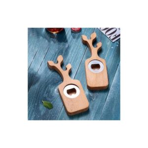 درب بازکن نوشابه چوبی مایا طرح برگ