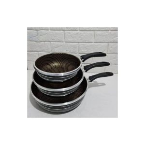 سرویس تابه سه تایی تفلون مدل تک دسته