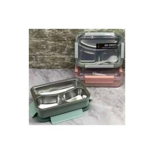 ظرف غذا داخل استیل 3 خانه