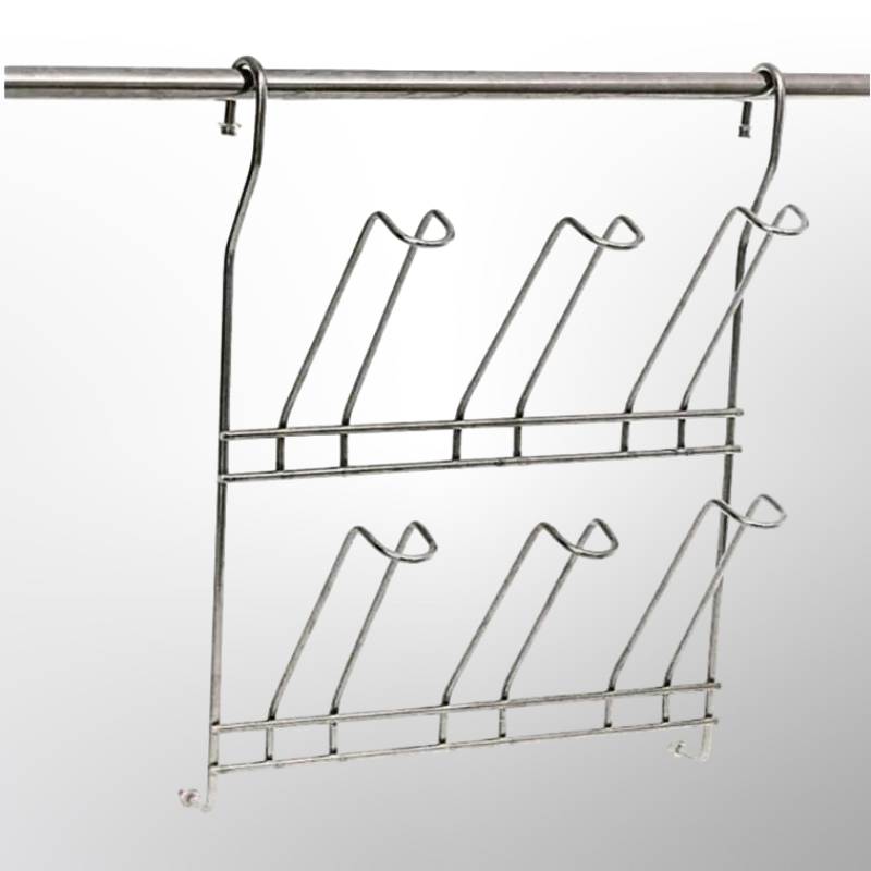 آویز لیوان و جاقاشقی استیل