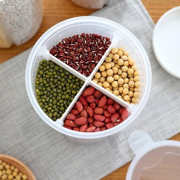 خرید اینترنتی جا حبوباتی 4 خانه مرسه