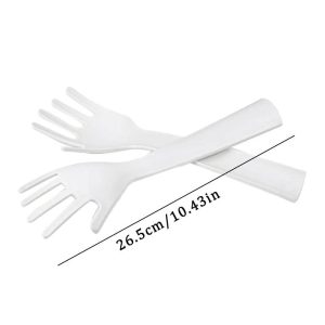 چنگال سالاد خوری طرح دست