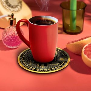 زیر لیوانی لوکسینو مدل بیت کوین