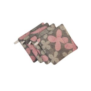 ست 4 عددی دستگیره آشپزخانه طرح گل