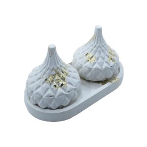 قندان مدل الماسی به همراه سینی