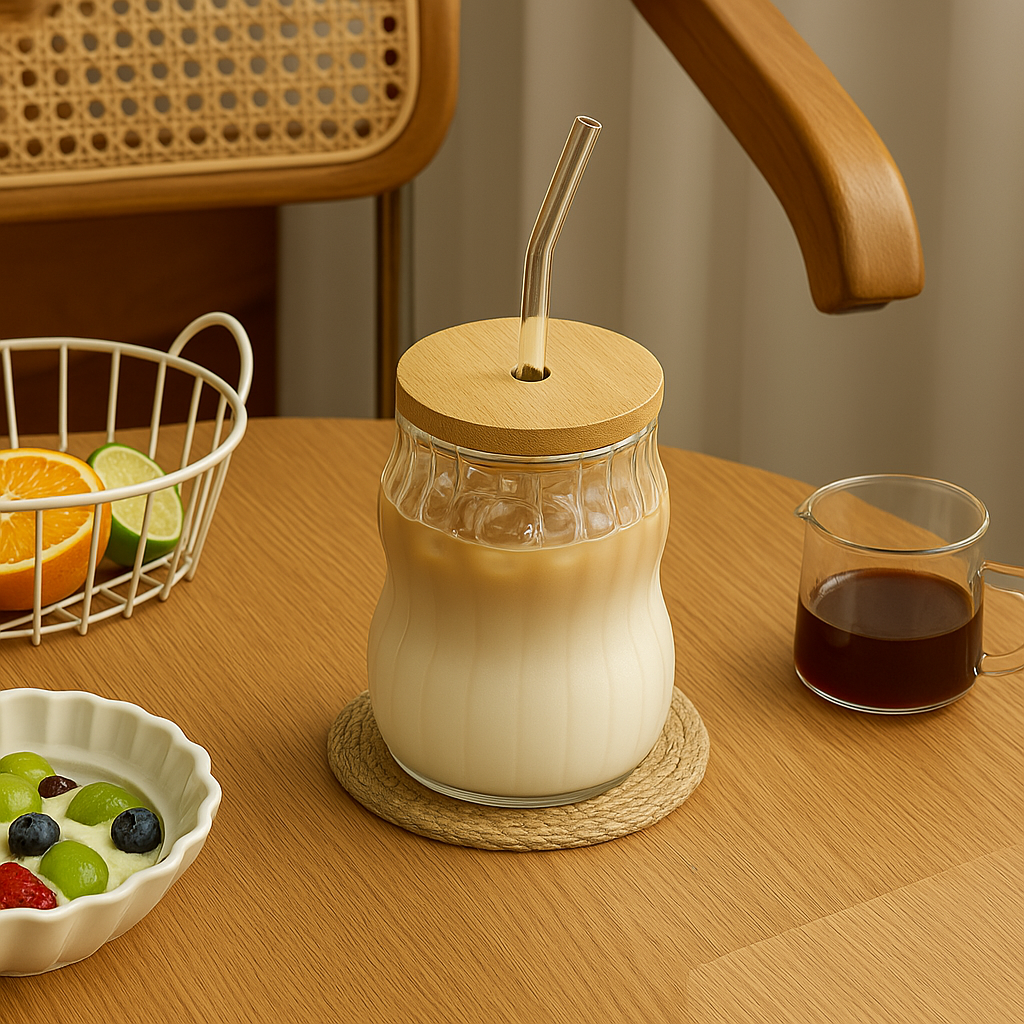 خرید اسموتی نی دار طرح کاج