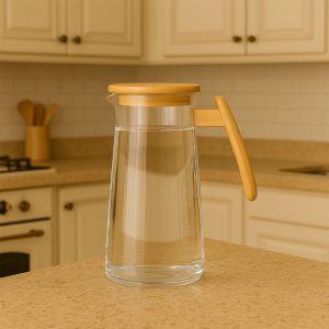 پارچ آب درب چوبی هپی هوم