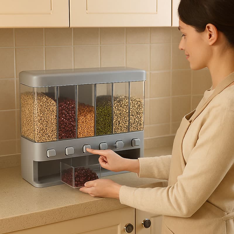 جا حبوباتی 6 خانه مانگو