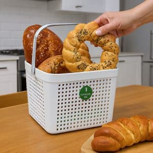 خرید سبد مربع تینا تک دسته کاجین