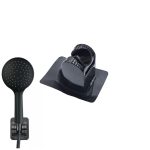 نگهدارنده چسبی سردوش حمام مشکی