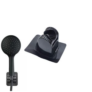 نگهدارنده چسبی سردوش حمام مشکی