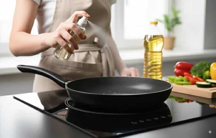 کاهش مصرف روغن با اسپری روغن
