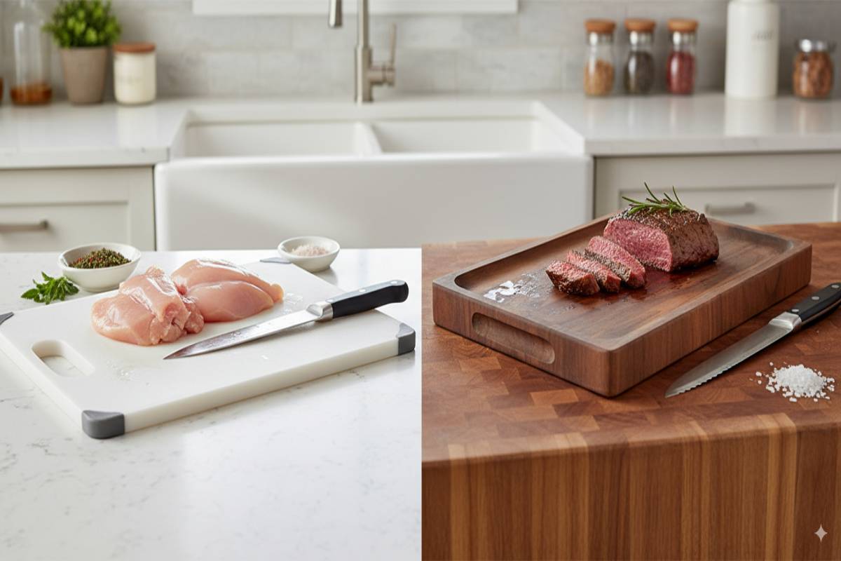 تخته گوشت پلاستیکی بهتر است یا چوبی؟