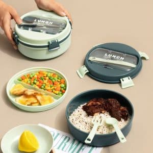 خرید ظرف غذای لانچ باکس گرد دلوین